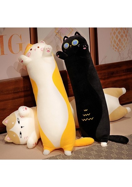Şişman Kedi Peluş Oyuncak Bebek Sevimli Şişman Ev Kedisi Yastık Çocuk Yatağı Uzun Yastık Bebek Kız 900MM (Yurt Dışından) modelleri