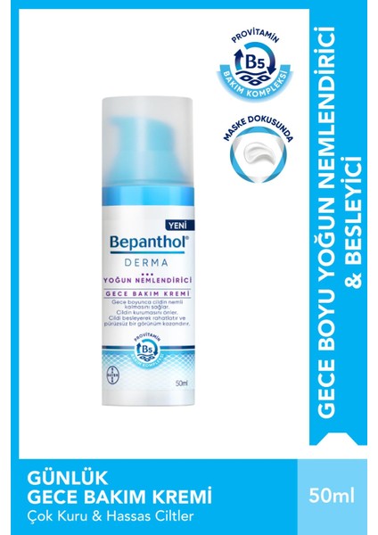 Gece Bakım Kremi 50ML + Dudak Kremi 7.5ml + Spf Mini Yüz Kremi Hediye fiyatları