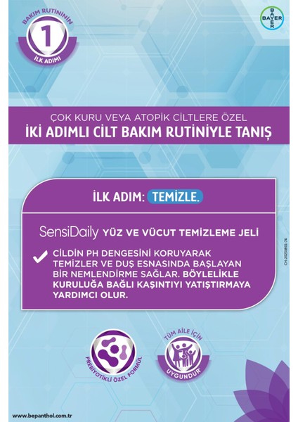 Sensiwash Yüz ve Vücut Temizleme Jeli 200ML + Sensidaily Mini Boy Hediye - Çok Kuru Atopik Ciltler, Günlük Vücut Bakım fiyatları