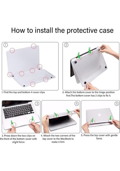 MacBook Pro 16 Inç Kılıf 2023 2022 2021 Sürüm M3 A2991 M2 A2780 M1 A2485 Pro Max Chip Touch Id Plastik Sert Çanta (Yurt Dışından)