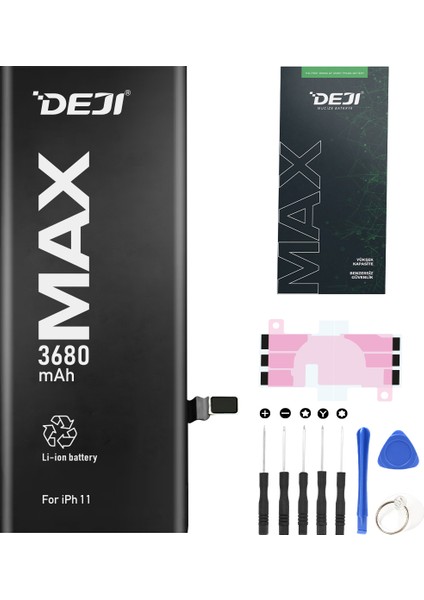 iPhone 11 Batarya 3510 mAh Mucize Batarya Deji