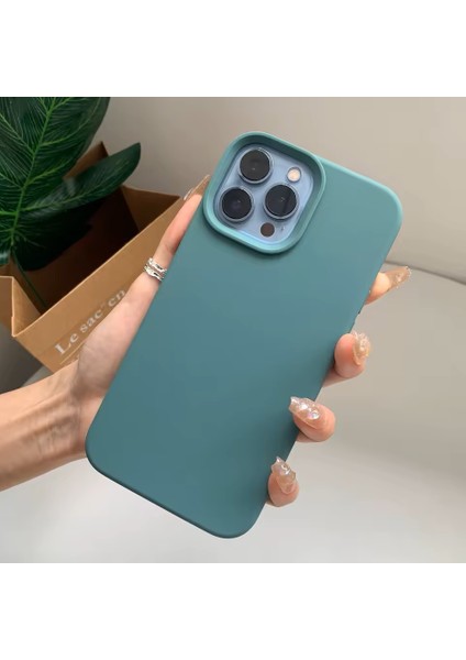 Iphone 16 Pro Max Uyumlu Kılıf Lansman Silikon ve Esnek