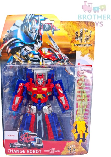 Transformer Optimus Prime Robota Dönüşen Oyuncak Robot Araba Tır Kamyon