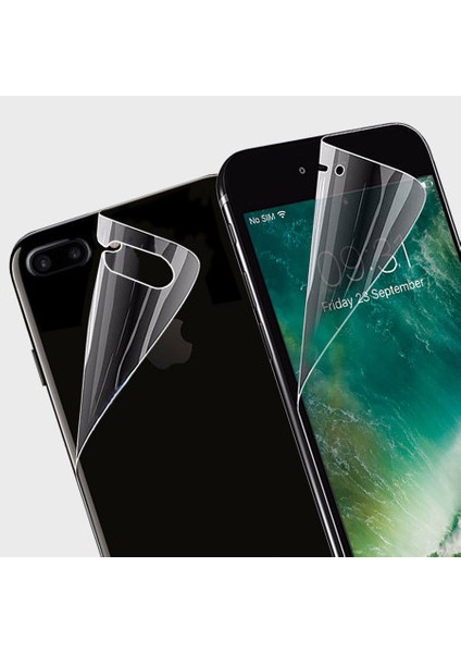 iPhone 7 Plus / 8 Plus ile Uyumlu Ön Arka Koruma Full Body Jelatin