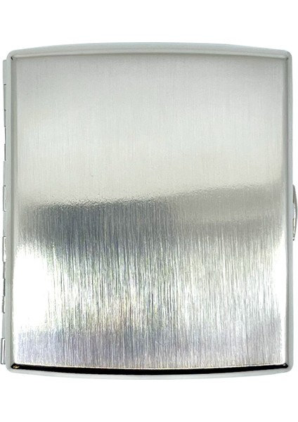 Gümüş Renk Metal Sigara Tabakası - 800910