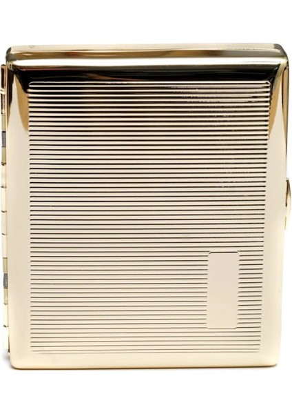 Altın Rengi Metal Sigara Tabakası - 800980