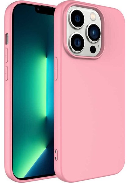 Apple Iphone 14 Pro Kılıf Kamera Korumalı Lansman Kadife Iç Yüzeyli (Şık Tasarım) Silikon Kapak