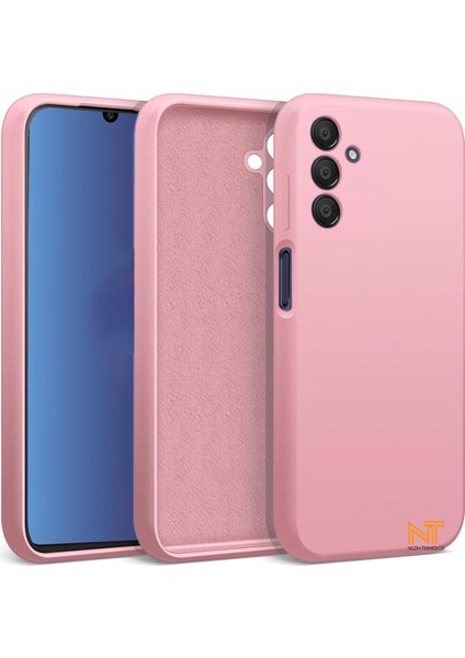 Samsung Galaxy M14 5g Kılıf Kamera Korumalı Lansman Kadife Iç Yüzeyli (Şık Tasarım) Silikon Kapak