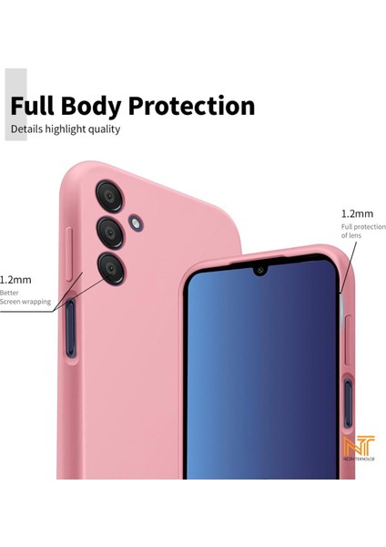 Samsung Galaxy M14 5g Kılıf Kamera Korumalı Lansman Kadife Iç Yüzeyli (Şık Tasarım) Silikon Kapak fiyatları