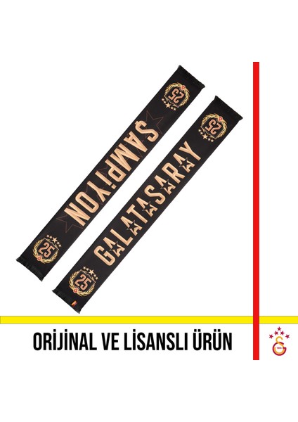 Lisanslı Özel 2025 Şampiyonluk Şal Atkı