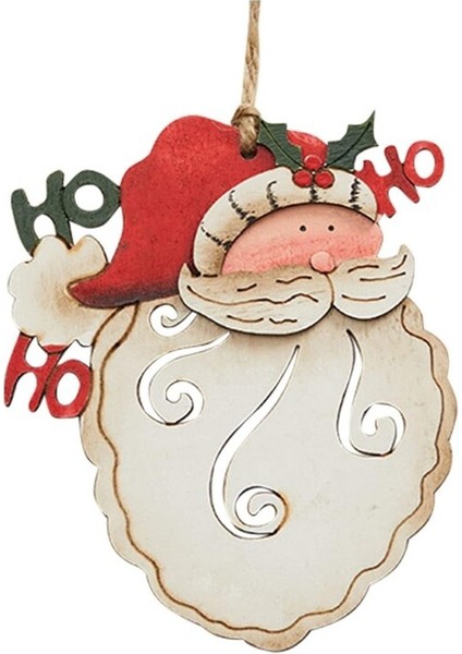 El Sanatları Için Küçük Noel Baba Asılı Süs Ağaç Için Ev Dekorasyon 1 Adet