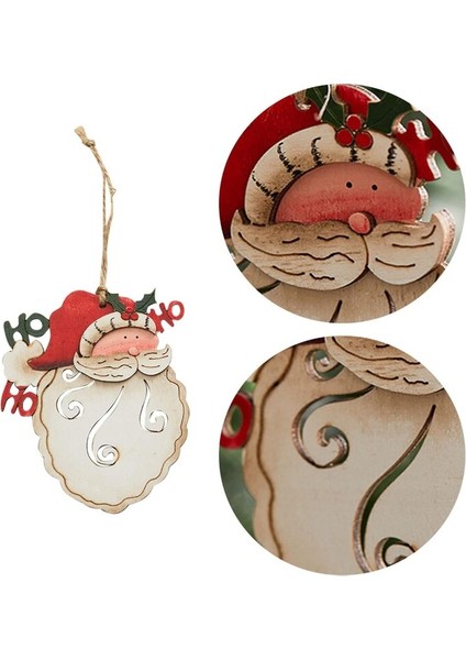 El Sanatları Için Küçük Noel Baba Asılı Süs Ağaç Için Ev Dekorasyon 1 Adet modelleri