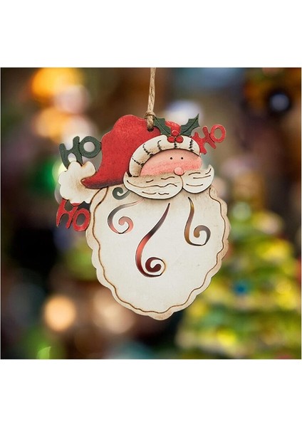 El Sanatları Için Küçük Noel Baba Asılı Süs Ağaç Için Ev Dekorasyon 1 Adet fırsatları