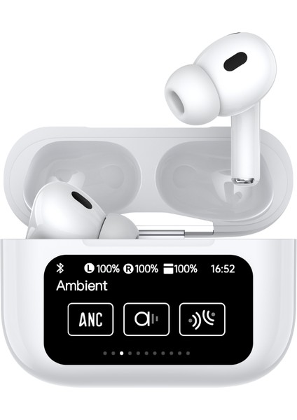 Lexia Dokunmatik LED Ekranlı Bluetooth Kulaklık Touch Lite Beyaz Renk Bluetooth Kulaklık fiyatları