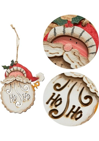 El Sanatları Için Küçük Noel Baba Asılı Süs Ağaç Için Ev Dekorasyon 1 Adet modelleri