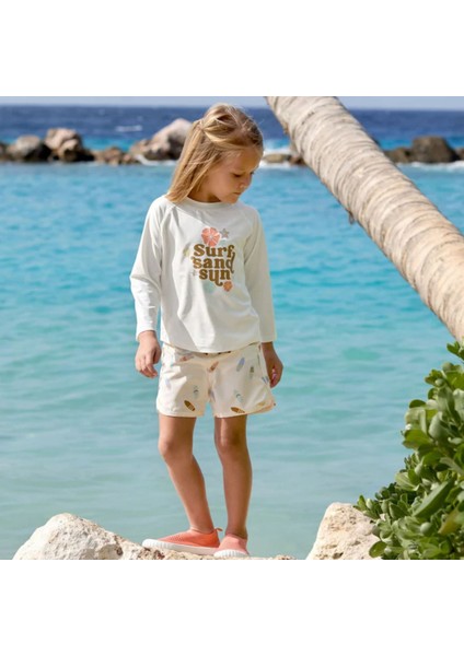 Flowers Uv Korumalı Uzun Kollu Mayo Tişört Sea Salt indirimleri
