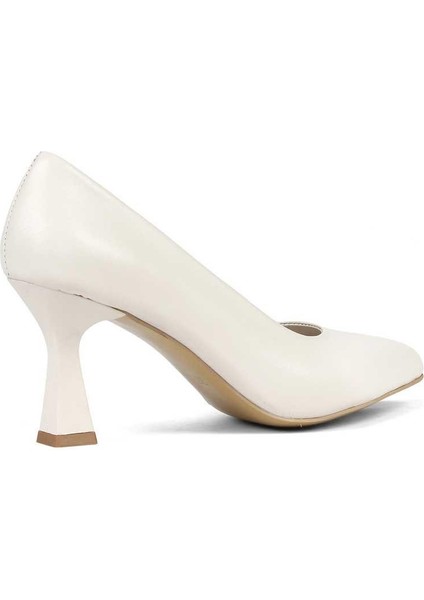 Kadın Bej Ince Topuklu Deri Stiletto indirimleri