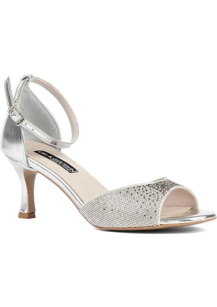 Kadın Lame Taşlı Arkası Kapalı Abiye Ayakkabı modelleri