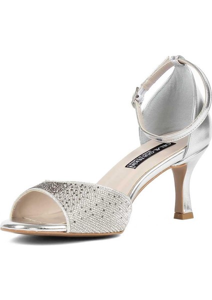 Kadın Lame Taşlı Arkası Kapalı Abiye Ayakkabı fırsatları