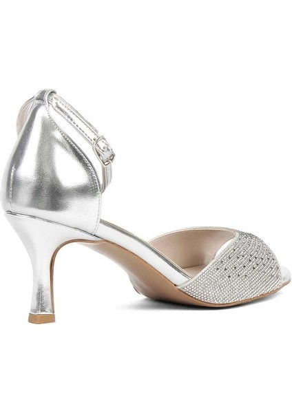 Kadın Lame Taşlı Arkası Kapalı Abiye Ayakkabı indirimleri