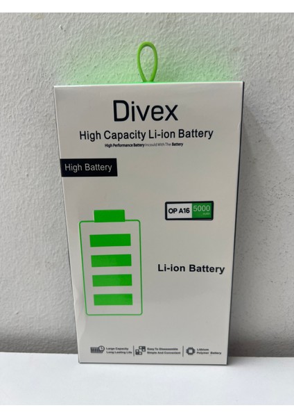 Divex Oppo A16 Batarya modelleri