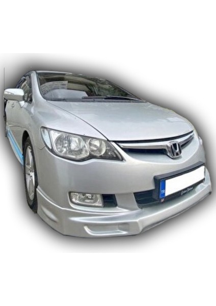 Honda Civic Fd6 Makyajsız Kasa Için Makyajlı Ön Ek (Plastik)(Boyasız)