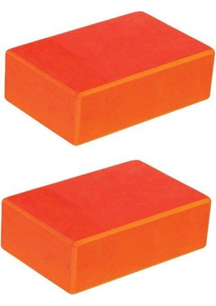 Yoga Block Seti Eva Yoga Blok 2 Adet Turuncu