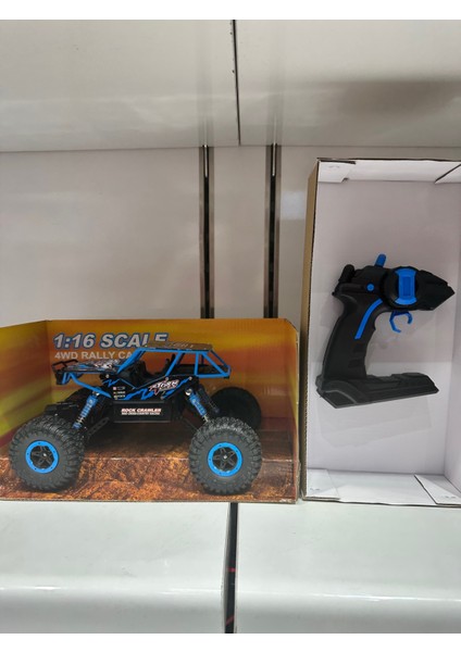 Uzaktan Kumandalı Araba 4x4 Rock Crawler Off Road Şarjlı Işıklı Jeep Özel Batarya