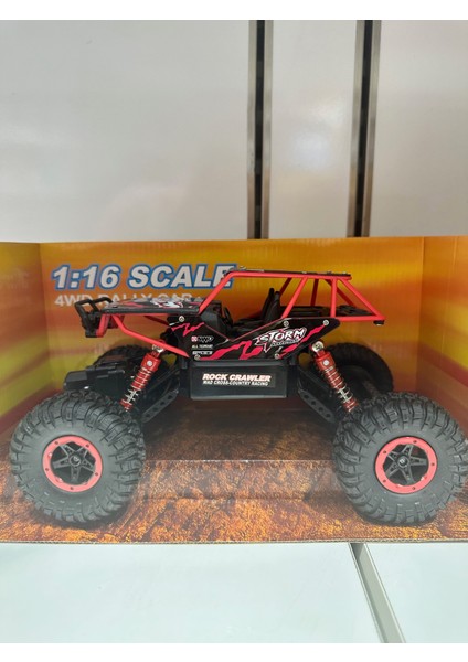 Uzaktan Kumandalı Araba 4x4 Rock Crawler Off Road Şarjlı Işıklı Jeep Özel Batarya fiyatları