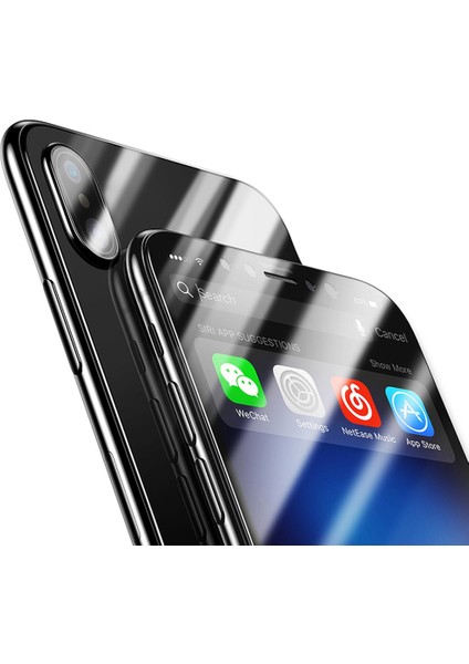 iPhone Xs Max ile Uyumlu Ön Arka Koruma Full Body Jelatin