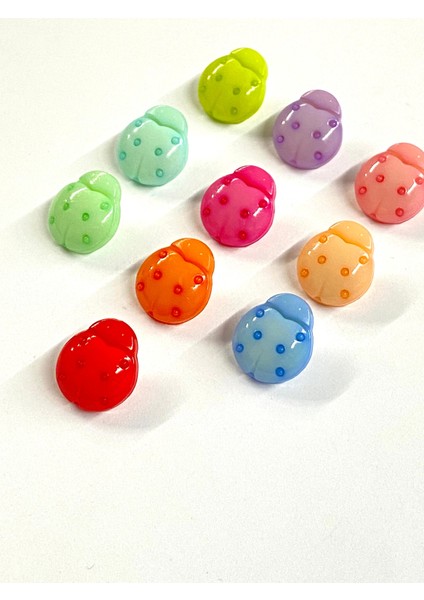 Bebek Düğmesi / Uğur Böceği Model 1 / 10 Adet / modelleri