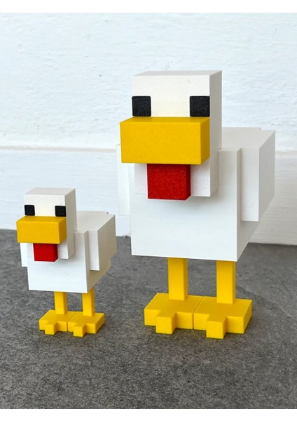 Minecraft Tavuğu Küçük modelleri