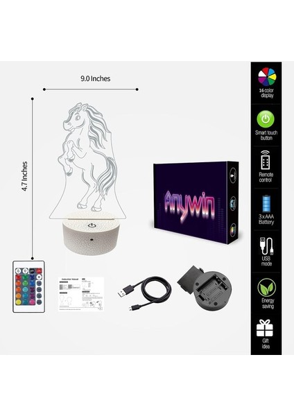 At Gece Lambası, At Hediyeleri, Mekanik H Horse2 (Yurt Dışından) modelleri