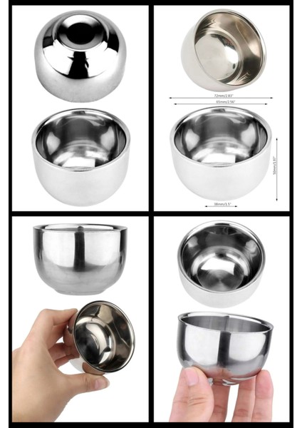 Q16 Full Metal Manuel Tıraş Makinesi + F10 Fırça + Kase + 5 Adet Platinum Yaprak Jilet