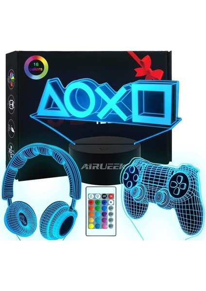 Lamba Gece Lambası 3D Illüzyon Lamba Masa F Ak-23 (Yurt Dışından)