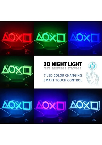 Lamba Gece Lambası 3D Illüzyon Lamba Masa F Ak-23 (Yurt Dışından) fırsatları