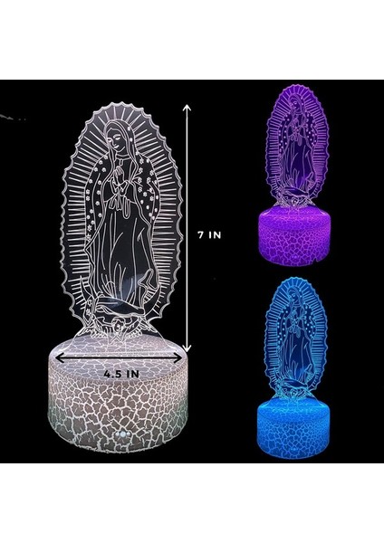 3D LED Gece Lambası San Judas Jesus Malverde J Ebeveyn (Yurt Dışından) modelleri
