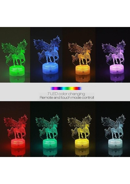 Tek Boynuzlu Gece Işıkları Kız 1 Için Doğum Günü Hediyeleri (Yurt Dışından) fırsatları