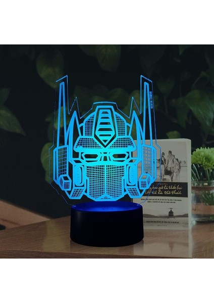 Yan-Tech 3D Görsel Gece Lambası Erkek Hediye Illusion T Ebeveyn (Yurt Dışından)