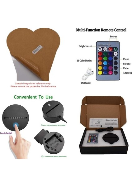 Anime 3D Renkli Bin Güneşli LED Gece Lambası T (Yurt Dışından) fiyatları