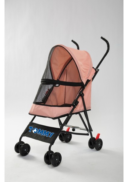 Evcil Hayvan Arabası Pembe 60x43x94cm Max 15kg