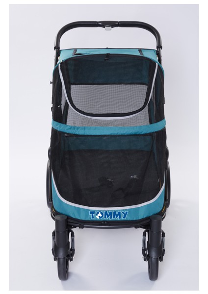 Evcil Hayvan Arabası Turkuaz 112x65x100cm Max 40kg