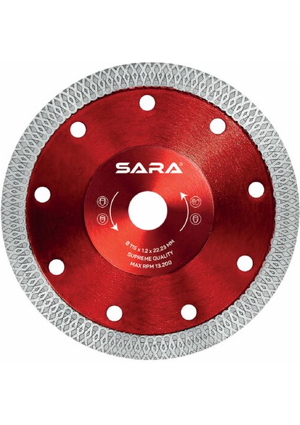 Çift Yön Hassas Seramik Kesme Elması 115MM