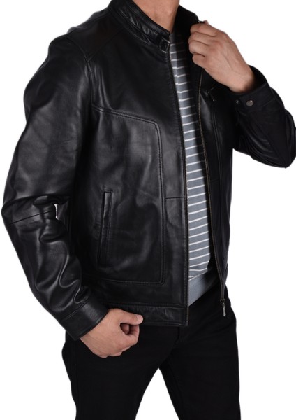 VİA-8316 Deri Mont/siyah/xl fiyatları