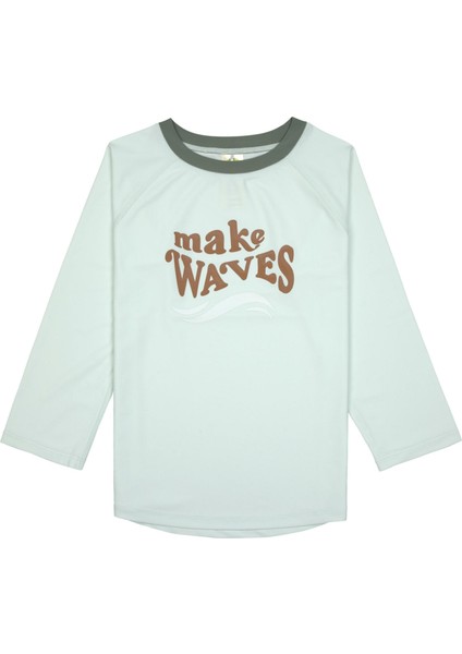 Make Waves Uv Korumalı Uzun Kollu Mayo Tişört Sea Foam