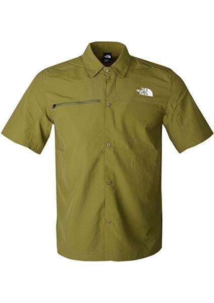 M Packable Ss Shirt Erkek Günlük Gömlek NF0A883J4EQ1 Haki