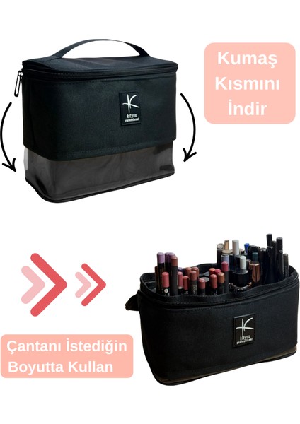 Sihirli Makyaj Çantası Çok Amaçlı Makyaj Düzenleyici ve Seyahat Kozmetik Çantası fiyatları