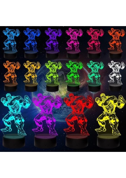 3D Gece Lambası Batman Aksiyon Figürü Başucu Ta 16 Renk Hulk (Yurt Dışından) fiyatları