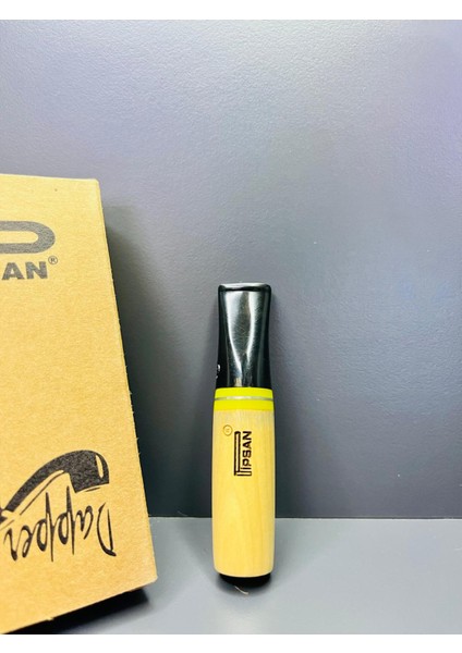 Hakiki Gül Ağacı Filtreli Puro (Toscanello) Ağızlığı