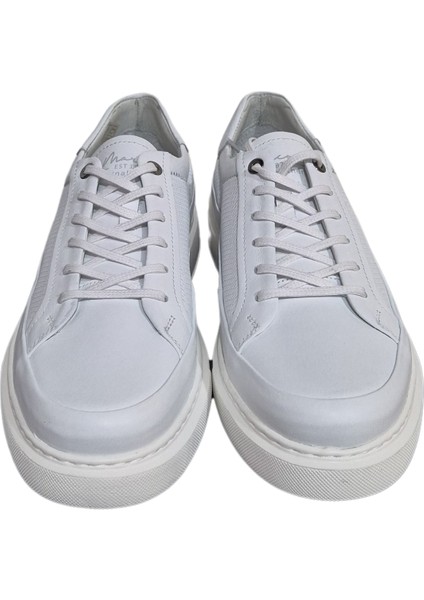 Milano Beyaz Premium Deri Erkek Sneaker indirimleri